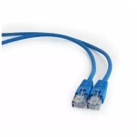 Сетевой кабель Gembird Cablexpert UTP cat.5e 0.25m Blue PP12-0.25M/B