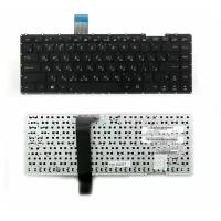 Клавиатура для ноутбука Asus X401, X401A, X401U Series. Плоский Enter. Черная, без рамки. PN: AEXJ1U00010