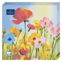 Салфетки бумажные "Art Bouquet" Весенние цветы, 3 слоя, 33x33 см, 20 листов