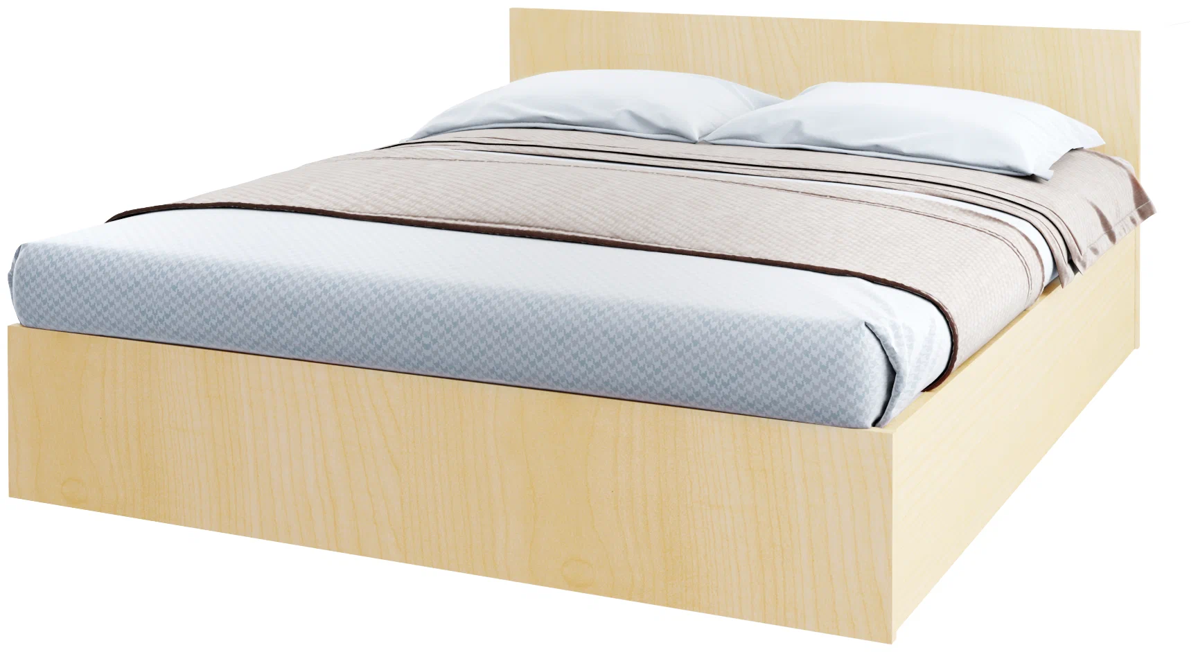Двуспальная кровать CityFlex Mosvik с Орион 160х200 цвет Дуб Шамони 124