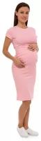Платье Lunarable для беременных с коротким рукавом темно-розовый, размер 48(L)