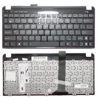 Клавиатура для ноутбука Asus Eee PC 1015PE, русская, черная с черным топкейсом