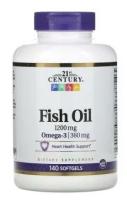21st Century Fish Oil 1200 мг 140 капсул