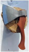 Кованый мясницкий топор ручной работы А. К. Т. "Сокачий" с деревянной рукояткой 36 см, сталь 60 г, вес 2,8 кг