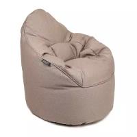 Кресло "Релакс" цвет бежевый, ткань рогожка (Umloft бескаркасная мягкая мебель для дома)