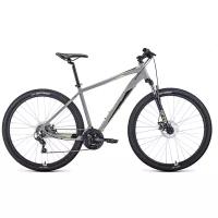 Горный (MTB) велосипед FORWARD Apache 29 2.0 Disc (2021) серый/бежевый 17" (требует финальной сборки)