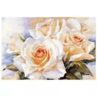 2-32 Набор для вышивания алиса 'Белые розы' 40*27см
