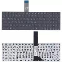Клавиатура для ноутбука Asus 13NB00T1P25501A, русская, черная, плоский Enter