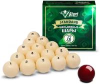 Комплект шаров для бильярда Start Billiards Standard 68 мм, русская пирамида