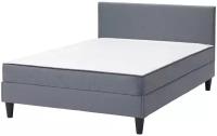 Кровать ИКЕА СЭБЁВИК, размер (ДхШ): 203х160 см, цвет: висле серый