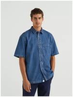 Рубашка UNITED COLORS OF BENETTON, размер EL, синий