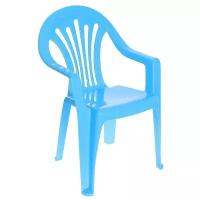Альтернатива Детский стульчик, высота до сиденья 27,5 см, цвет голубой