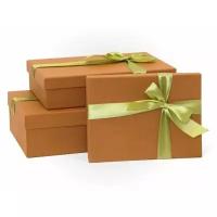 РутаУпак/Комплект подарочных коробок «3в1» Светлый орех