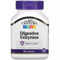 Пищевая добавка 21st Century Digestive Enzymes (Пищеварительные Ферменты) 60 капсул
