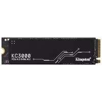 Внутренний SSD-накопитель Kingston KC3000 1TB, M.2 2280, PCIe Gen4 x4, NVMe 1.4, 3D TLC, Черный SKC3000S/1024G