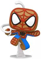 Фигурка Funko POP! Bobble Marvel Holiday Gingerbread Spider-Man 50664