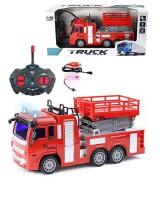 Пожарный автомобиль Наша игрушка QL577-3, 1:30, красный