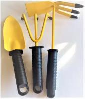Набор инструментов для сада и огорода (совок, грабелька, рыхлитель ) Fertile Land -- 3 предмета.