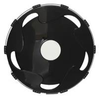 Колпак на диск колеса R-19,5 задний (пластик-черный)