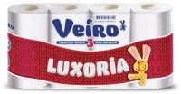 ТБрул Veiro Luxoria, 5С38ОМ, 3-сл., 8 рулонов, белый
