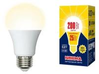 Лампа светодиодная Volpe 25Вт Е27 LED-A70-25W/3000K/E27/FR/NR