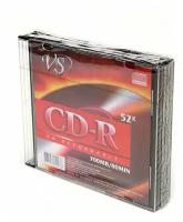 Записываемый компакт-диск VS CD-R 80 52x SL/5, 5шт