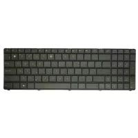 Клавиатура для ноутбука Asus K52, K53, N50 Series. Плоский Enter. Черная, без рамки. PN: NSK-UM0SU.