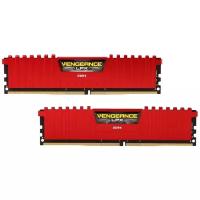 Оперативная память Corsair Vengeance LPX DDR4 3600 (PC4 28800) DIMM 288 pin, 16 ГБ 2 шт. 1.35 В, CL 18, CMK32GX4M2D3600C18R красная