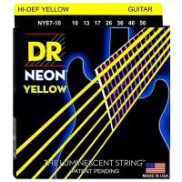 Струны для 7-ми струнной электрогитары DR String NYE7-10