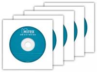 Перезаписываемый диск CD-RW 700Mb 12x Mirex в бумажном конверте с окном, 5 шт.