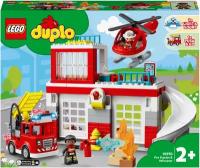 Набор с элементами конструктора LEGO DUPLO 10970 Пожарная часть и вертолёт