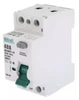 Дифференциальный выключатель нагрузки ВДТ УЗО-03 2 полюса, 40А, Тип AC, 30мА | код. 14056DEK | DEKraft