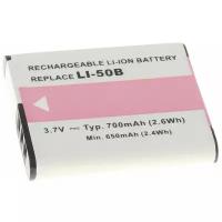 Аккумуляторная батарея iBatt 800mAh для Olympus SP-810 UZ, SP-800 UZ, TG-830, Tough 8000, VH-410, TG-835, Tough 8010, VH-520, mju 9000, mju 1010, Tough 6000