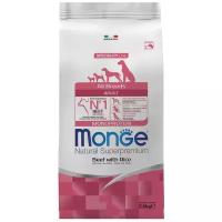 Корм для собак Monge Speciality Line – Говядина с рисом. Монобелковый рацион для собак