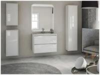 Cezares Мебель для ванной комнаты подвесная CEZARES GLASS 60 Bianco Lucido