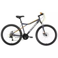 Велосипед Stark'22 Slash 26.1 D серый/оранжевый 14.5
