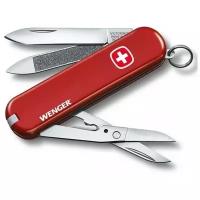 Нож перочинный Victorinox Wenger 0.6423.91 65мм 7функц. красный карт.коробка