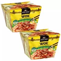 Рисовая лапша под Китайским соусом WOK ВОК Sen Soy Premium 2 шт по 125 гр