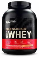 Протеин для спорсменов Optimum Nutrition Gold Standard 100% Whey 5 lb Strawberry Banana