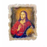 Икона Иисус на ониксе