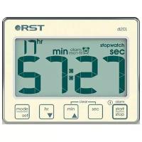 Цифровой таймер- секундомер с часами RST 04201