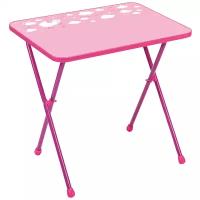Стол детский складной "Алина" (ЛДСП, 60*45 см) , розовый, СА2Р