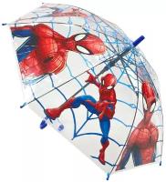 Детский зонт / Зонт Человек-паук / Полуавтоматический детский зонт
