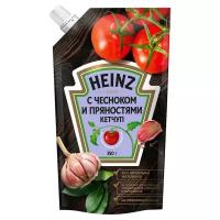 Кетчуп Heinz Томатный с чесноком и пряностями дой-пак, 350 г 2 шт.