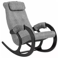 Кресло-качалка AVK Блюз, 60 x 100 см, обивка: ткань, цвет: grey/венге