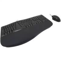 Клавиатура и мышь Microsoft Ergonomic Desktop NEW Black USB