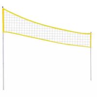 Сетка для пляжного волейбола желтая, толщина нити: 3,0 мм., (в комплекте: трос, зажим, коуш)
