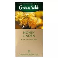 Чай черный Greenfield Honey Linden ароматизированный в пакетиках