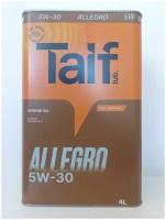 Масло моторное TAIF ALLEGRO 5W-30 SP, GF-6 4 литра