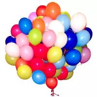 Набор воздушных шаров ассорти 100шт 30см Китай